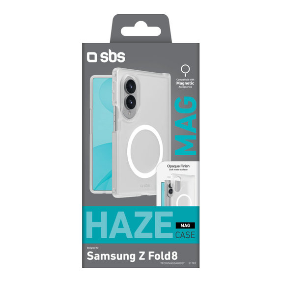 Θήκη Haze Mag για Samsung Galaxy Z Fold8, Διάφανο, SBS