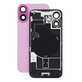 Γυαλί πίσω περιβλήματος για iPhone 16, Pink, Pulled A