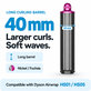 Μακρύ εξάρτημα για μπούκλες για Dyson Airwrap HS01, HS05, 40 mm, Nickel / Fuchsia
