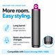 Μακρύ εξάρτημα για μπούκλες για Dyson Airwrap HS01, HS05, 40 mm, Nickel / Fuchsia