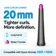 Μακρύ εξάρτημα για μπούκλες για Dyson Airwrap HS01, HS05, 20 mm, Nickel / Fuchsia
