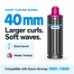 Κοντό εξάρτημα για μπούκλες για Dyson Airwrap HS01, HS05, 40 mm, Nickel / Fuchsia