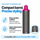Κοντό εξάρτημα για μπούκλες για Dyson Airwrap HS01, HS05, 40 mm, Nickel / Fuchsia