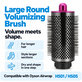 Μεγάλη στρογγυλή βούρτσα όγκου για Dyson Airwrap HS01, HS05, Iron / Fuchsia