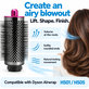 Μεγάλη στρογγυλή βούρτσα όγκου για Dyson Airwrap HS01, HS05, Iron / Fuchsia