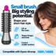 Μικρή στρογγυλή βούρτσα όγκου για Dyson Airwrap HS01, HS05, Iron / Fuchsia