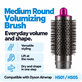 Μεσαία στρογγυλή βούρτσα όγκου για Dyson Airwrap HS01, HS05, Iron / Fuchsia