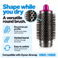 Μεσαία στρογγυλή βούρτσα όγκου για Dyson Airwrap HS01, HS05, Iron / Fuchsia