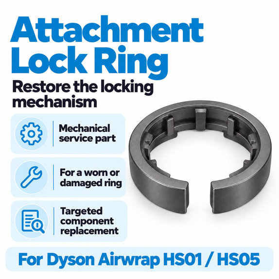 Δακτύλιος ασφάλισης εξαρτήματος για Dyson Airwrap HS01, HS05