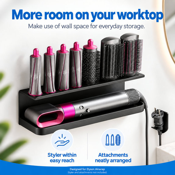 Επιτοίχια βάση για Dyson Airwrap