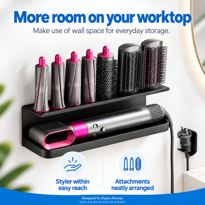 Επιτοίχια βάση για Dyson Airwrap
