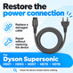 Καλώδιο τροφοδοσίας για Dyson Supersonic HD01, HD03, HD07, HD15, HD16