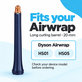 Μακρύ εξάρτημα για μπούκλες για Dyson Airwrap HS01, HS05, 20 mm, Prussian Blue / Rich Copper
