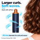 Κοντό εξάρτημα για μπούκλες για Dyson Airwrap HS01, HS05, 40 mm, Prussian Blue / Rich Copper