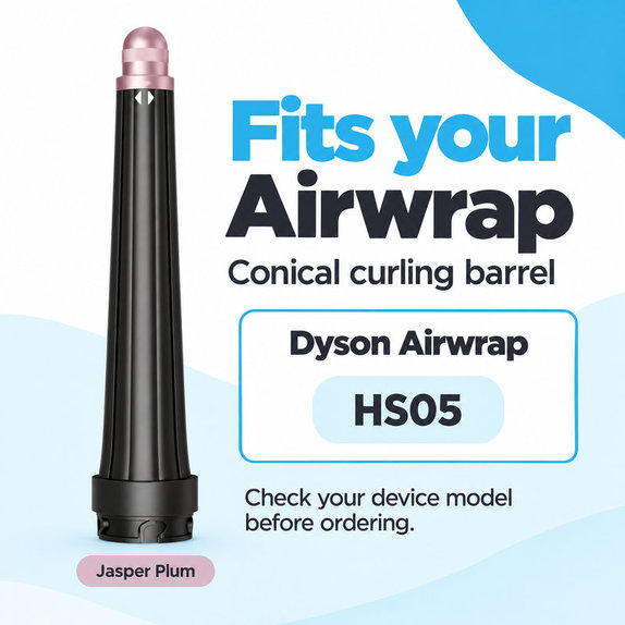 Κωνικό εξάρτημα για μπούκλες για Dyson Airwrap HS05, Jasper Plum