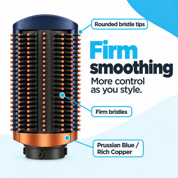 Σκληρή βούρτσα λείανσης για Dyson Airwrap HS01, HS05, Prussian Blue / Rich Copper
