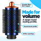 Μεγάλη στρογγυλή βούρτσα όγκου για Dyson Airwrap HS01, HS05, Prussian Blue / Rich Copper