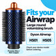 Μεγάλη στρογγυλή βούρτσα όγκου για Dyson Airwrap HS01, HS05, Prussian Blue / Rich Copper