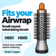 Μικρή στρογγυλή βούρτσα όγκου για Dyson Airwrap HS01, HS05, Nickel / Copper