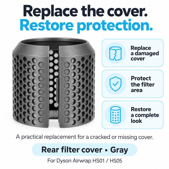Πίσω κάλυμμα φίλτρου για Dyson Airwrap HS01, HS05