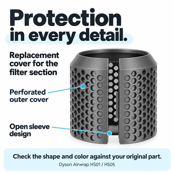 Πίσω κάλυμμα φίλτρου για Dyson Airwrap HS01, HS05
