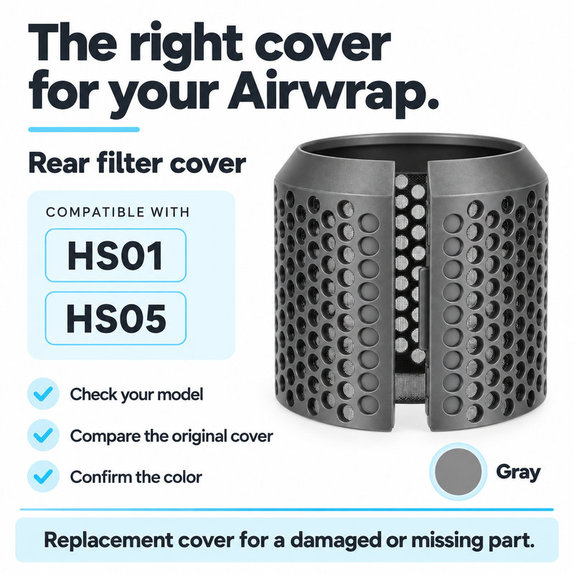 Πίσω κάλυμμα φίλτρου για Dyson Airwrap HS01, HS05