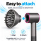 Φυσούνα για Dyson Supersonic HD01, HD03, HD07, HD15, HD16, Black / Nickel