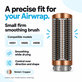 Μικρή σκληρή βούρτσα λείανσης για Dyson Airwrap HS01, HS05, HS08, Nickel / Copper