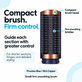 Μικρή σκληρή βούρτσα λείανσης για Dyson Airwrap HS01, HS05, HS08, Prussian Blue / Rich Copper