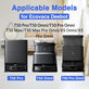 Πανί σφουγγαρίστρας, 2 τεμ. για Ecovacs Deebot T50 Omni, T50 Pro Omni, T50 Max, T50 Max Pro Omni, T30c, T30c Omni, X5 Omni, X5 Pro Omni