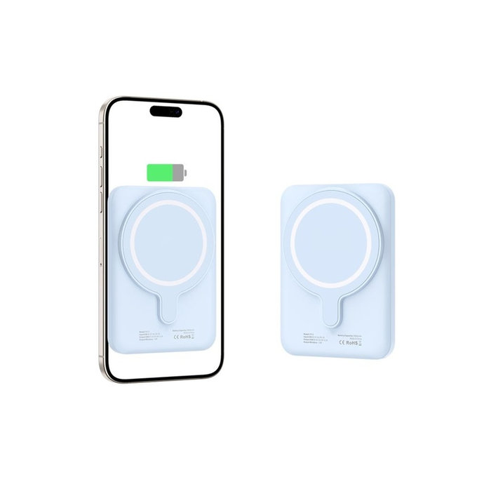 Power bank PB10 Lifemag MagSafe 5000mAh, μπλε, Tech-Protect