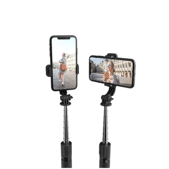 Selfie stick με τρίποδο L02S, μαύρη, Tech-Protect