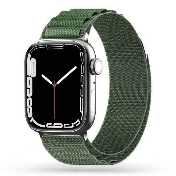 Λουράκι Nylon Pro για Apple Watch 8 / 9 / 10 / 11 / SE / Ultra (44 / 45 / 46 / 49 mm), Military Green, Tech-Protect