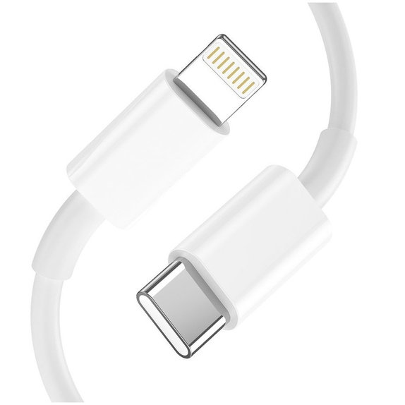 Φορτιστής δικτύου C20W 2-PORT PD 20W / QC3.0 + Lightning Cable, λευκή, Tech-Protect