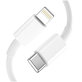 Φορτιστής δικτύου C20W 2-PORT PD 20W / QC3.0 + Lightning Cable, λευκή, Tech-Protect