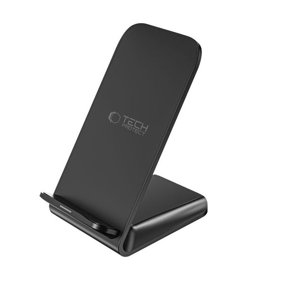 Ασύρματος φορτιστής QI15W-S2 15W, μαύρη, Tech-Protect