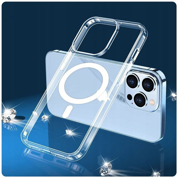 Θήκη FlexAir Hybrid MagSafe για Samsung S23, διάφανη, Tech-Protect