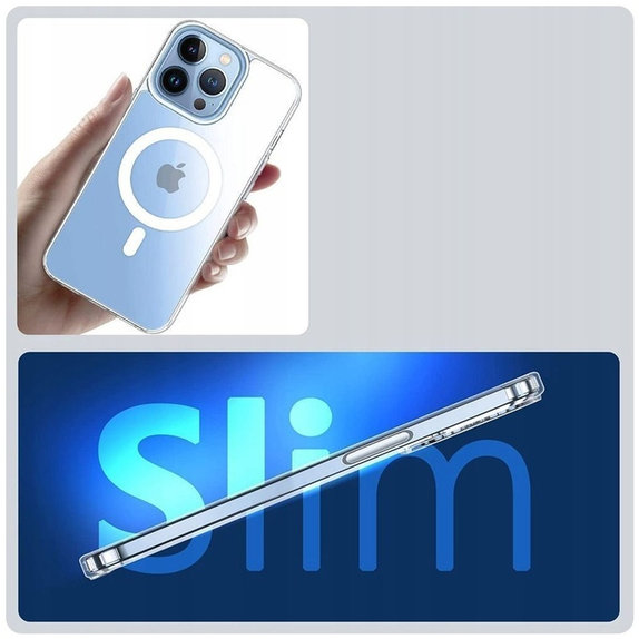 Θήκη FlexAir Hybrid MagSafe για Samsung S23, διάφανη, Tech-Protect