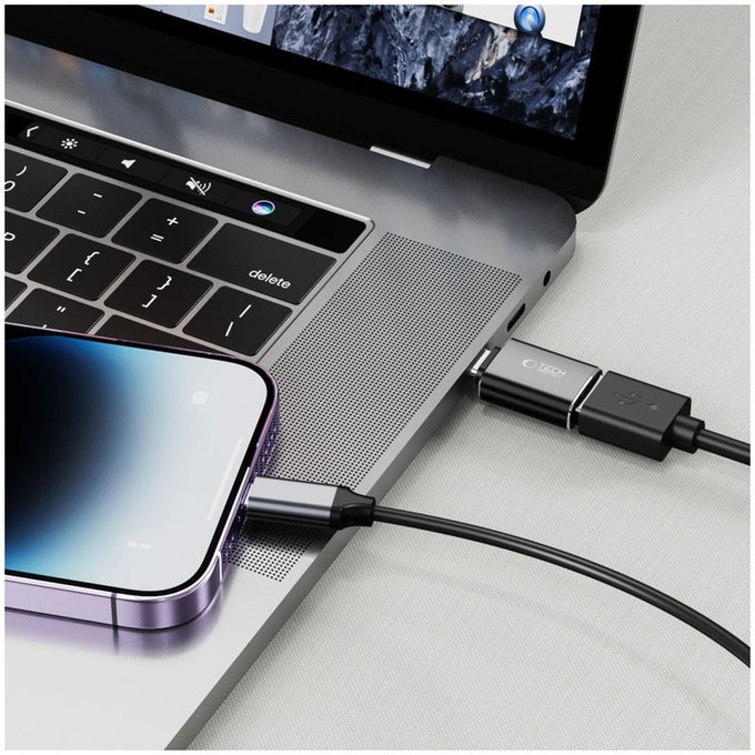 Αντάπτορας Ultraboost USB-C To USB OTG, μαύρη, Tech-Protect