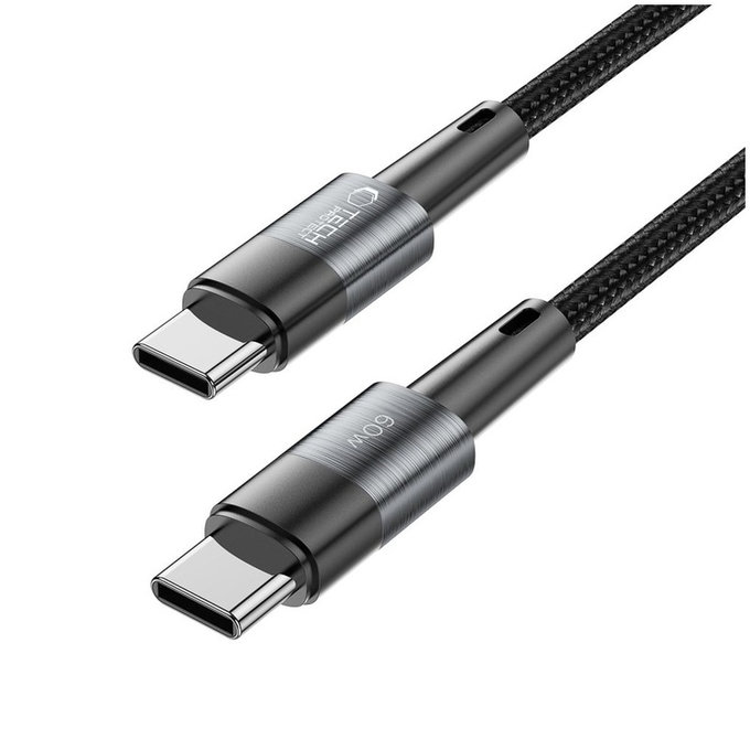 Καλώδιο Ultraboost USB-C Cable PD 60W / 3A 25CM, γκρι, Tech-Protect