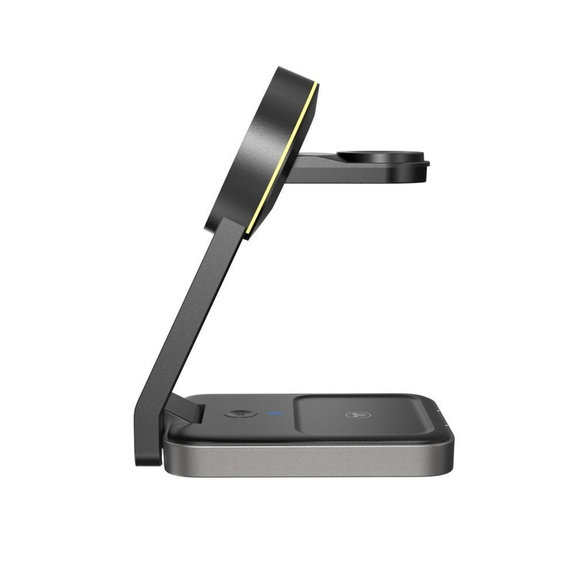 Ασύρματος φορτιστής QI15W-A28 3IN1 Magnetic MagSafe, μαύρη, Tech-Protect