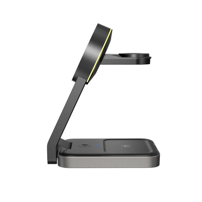Ασύρματος φορτιστής QI15W-A28 3IN1 Magnetic MagSafe, μαύρη, Tech-Protect