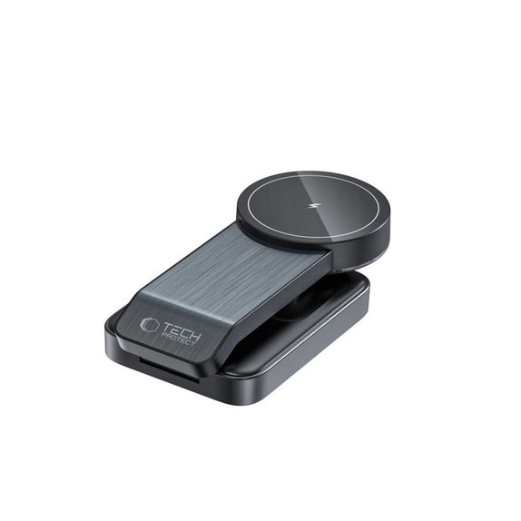 Ασύρματος φορτιστής QI15W-A28 3IN1 Magnetic MagSafe, μαύρη, Tech-Protect
