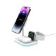 Ασύρματος φορτιστής QI15W-A27 3IN1 Magnetic MagSafe, λευκή, Tech-Protect