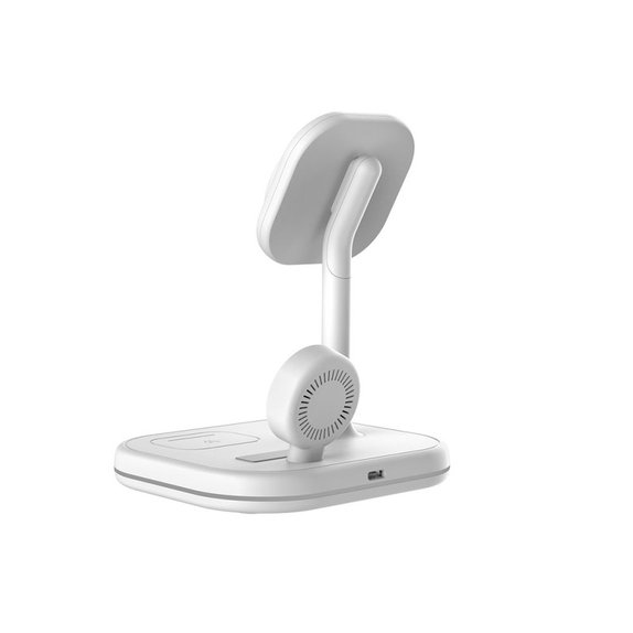 Ασύρματος φορτιστής QI15W-A27 3IN1 Magnetic MagSafe, λευκή, Tech-Protect