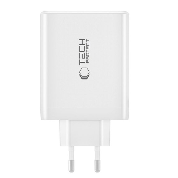 Φορτιστής δικτύου NC100W-GAN 4-PORT PD 100W / QC3.0, μαύρη, Tech-Protect