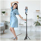 Selfie stick με τρίποδο L04S MagSafe, μαύρη, Tech-Protect
