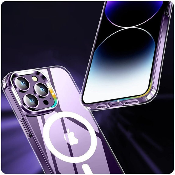 Θήκη FlexAir Hybrid MagSafe για Samsung S24, διάφανη, Tech-Protect