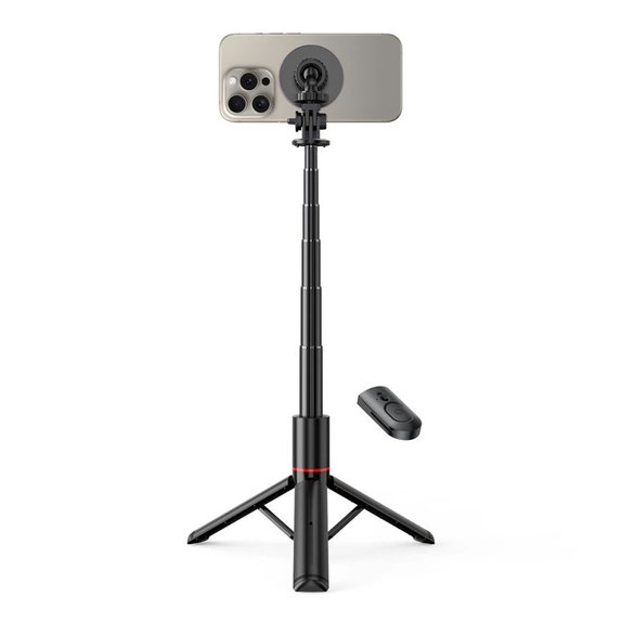 Selfie stick με τρίποδο L06S MagSafe, μαύρη, Tech-Protect