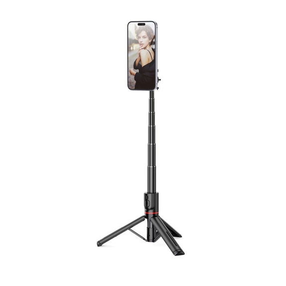 Selfie stick με τρίποδο L06S MagSafe, μαύρη, Tech-Protect